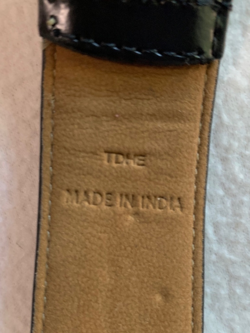Cole Haan Black Leather Belt - Picture 7 of 9